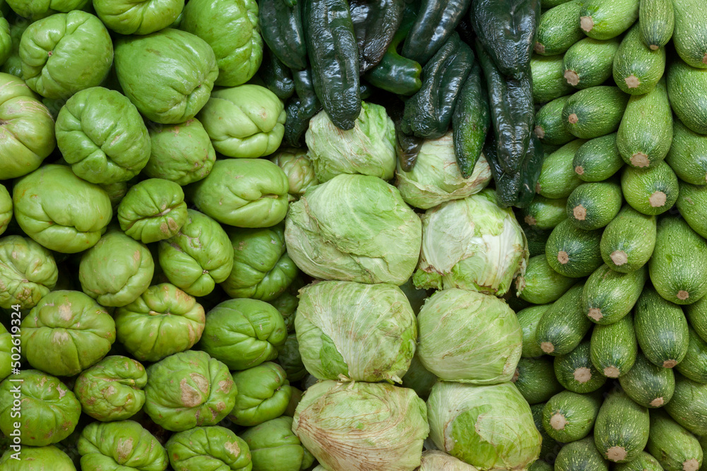 Mexico, Guanajuato, San Miguel de Allende, Fresh produce in market Mexico, Guanajuato, San Miguel de Allende, Fresh produce in market