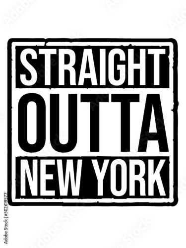 Straight outta NYC