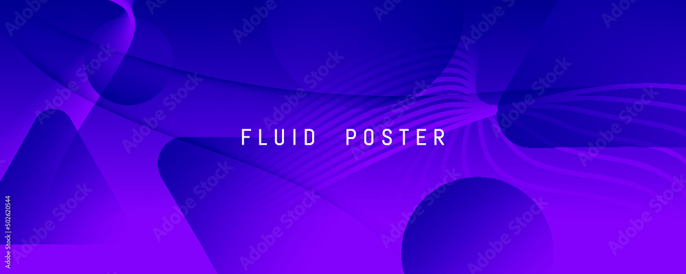 Fluid Background. 3d Flow Lines Wallpaper. Vivid Gradient Texture. Color Digital Template. Violet Memphis Stripes. Futuristic Fluid Background. Abstract Pattern. Vector Fluid Background.