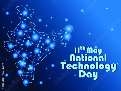 11th May National Technology Day illustration. 