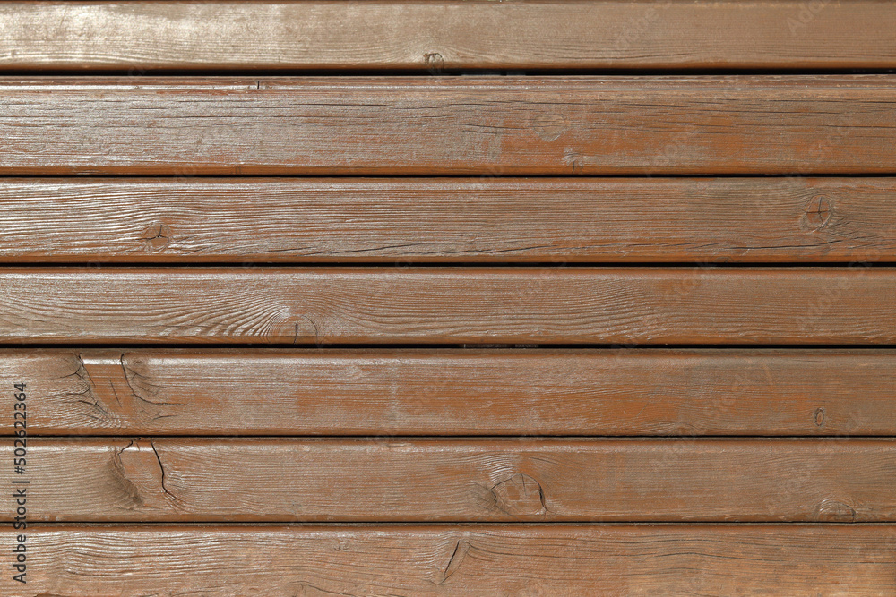 Fototapeta premium Brown wooden rustic background or wood grain texture