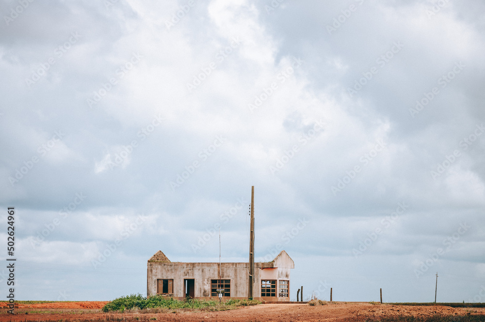 abandoned house in the field abandoned house in the field