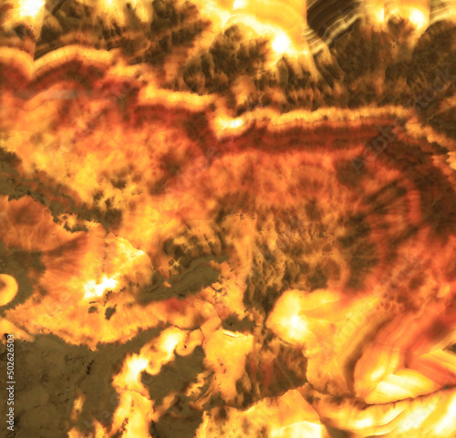 marble with abstract fire pattern