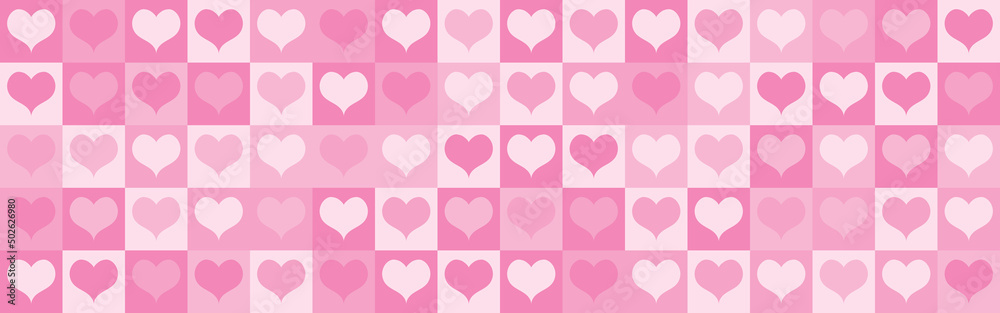 Seamless pink background for Mother's Day card template. Trendy geometric shapes with circles, squares and hearts in retro style for a Valentine's Day or wedding day cover. Seamless pink background for Mother's Day card template. Trendy geometric shapes with circles, squares and hearts in retro style for a Valentine's Day or wedding day cover.