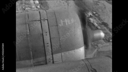 Airfield Flyover 1946 - A flyover of Nichols Air Base at the end of WWII in Luzon   photo