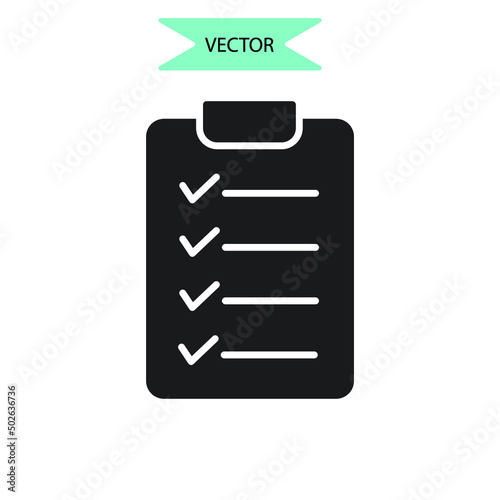 financial plan icons  symbol vector elements for infographic web © AHMAD
