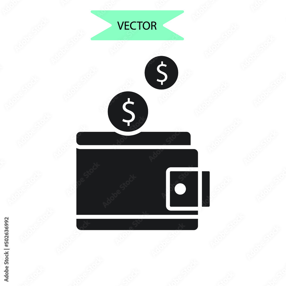 revenue icons symbol vector elements for infographic web revenue icons symbol vector elements for infographic web