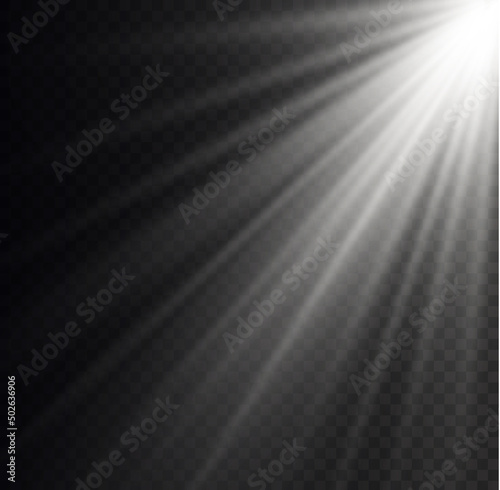White sunlight  sun flash rays  star burst sparkle