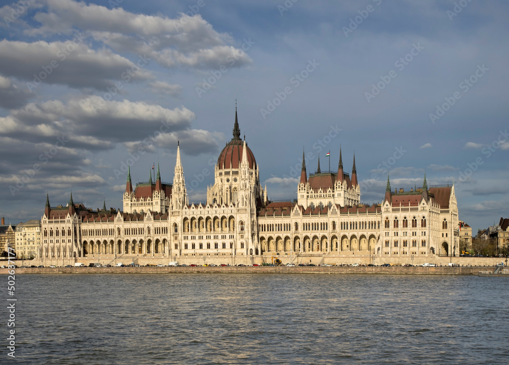 Hungarian parliament building in Budapest. Hungary