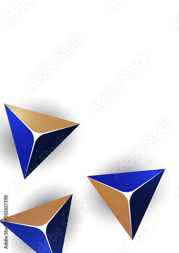 Free Download Triangle, pyramid. Abstract colorful background with bright geometric elements. Vector - GFXLoad