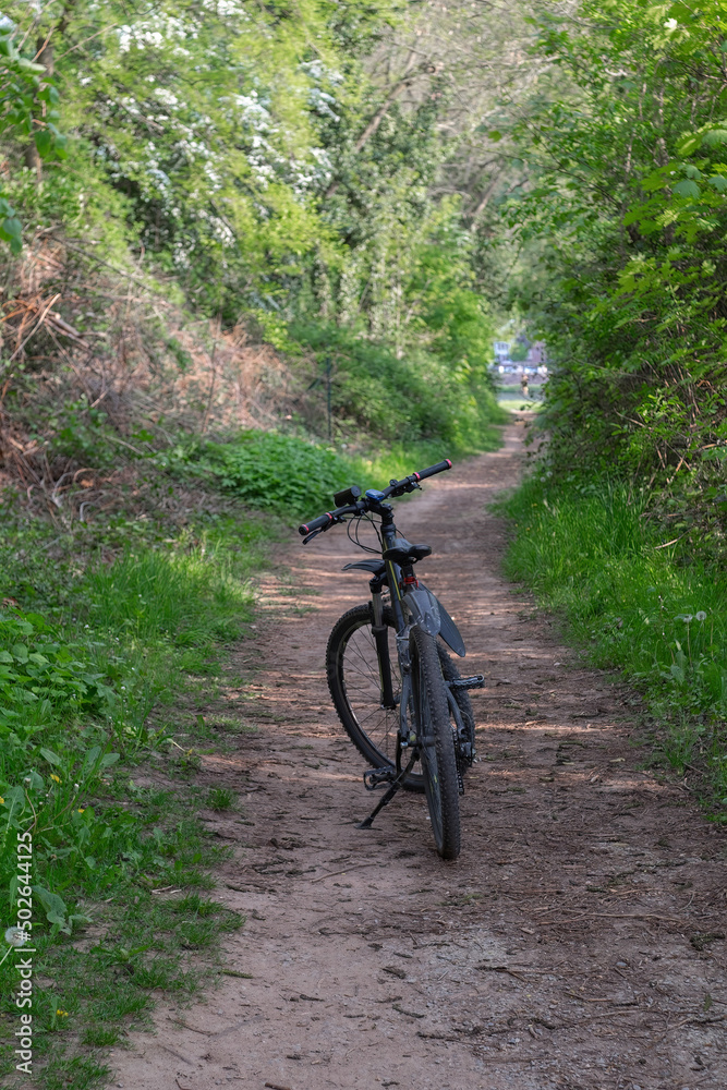 bike on a rural road