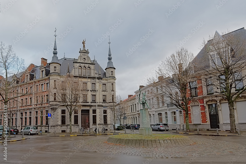 Neo flemish renaissance house in Zurenborg district, Antwerp