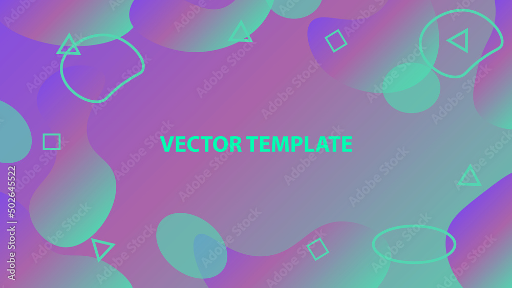 Contemporary templates with gradient design for banners, posters. Futuristic wallpaper.