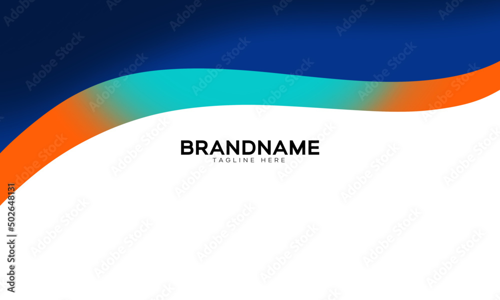 Obraz premium colorful gradient business card template abstract business card vector illustration