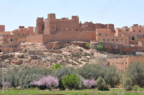 Obraz na płótnie Antiguas kasbahs en el Valle del Draa en el sur de Marruecos