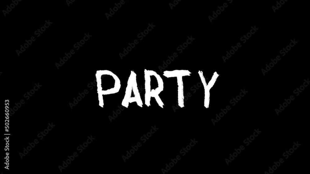 party wiggle text concept - Hand drawn animated wiggle . Two color - black and white. 2d typographic doodle animation. High resolution 4K. party wiggle text concept - Hand drawn animated wiggle . Two color - black and white. 2d typographic doodle animation. High resolution 4K.