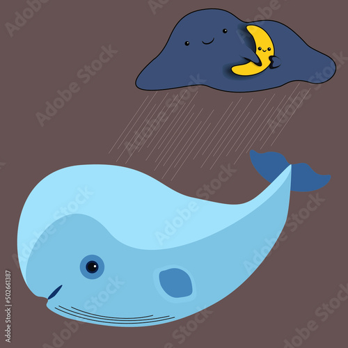 whale cartoon