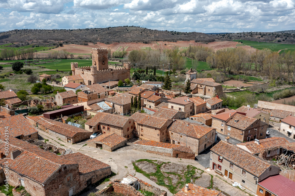 General view of Guijosa, in the province of Soria, Spain