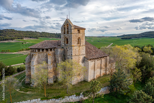 Hermitage of the Holy Christ of Torre Marte (Astudillo) in the region of Tierra de Campos in Palencia