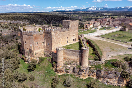 The famous medieval castle of Pedraza in the province of Segovia (Spain) photo