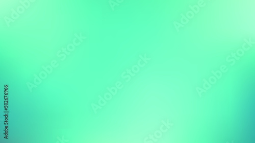 Light Mint Green Color Gradient Defocused Blurred Motion Abstract Background Vector Illustration, Widescreen, Horizontal