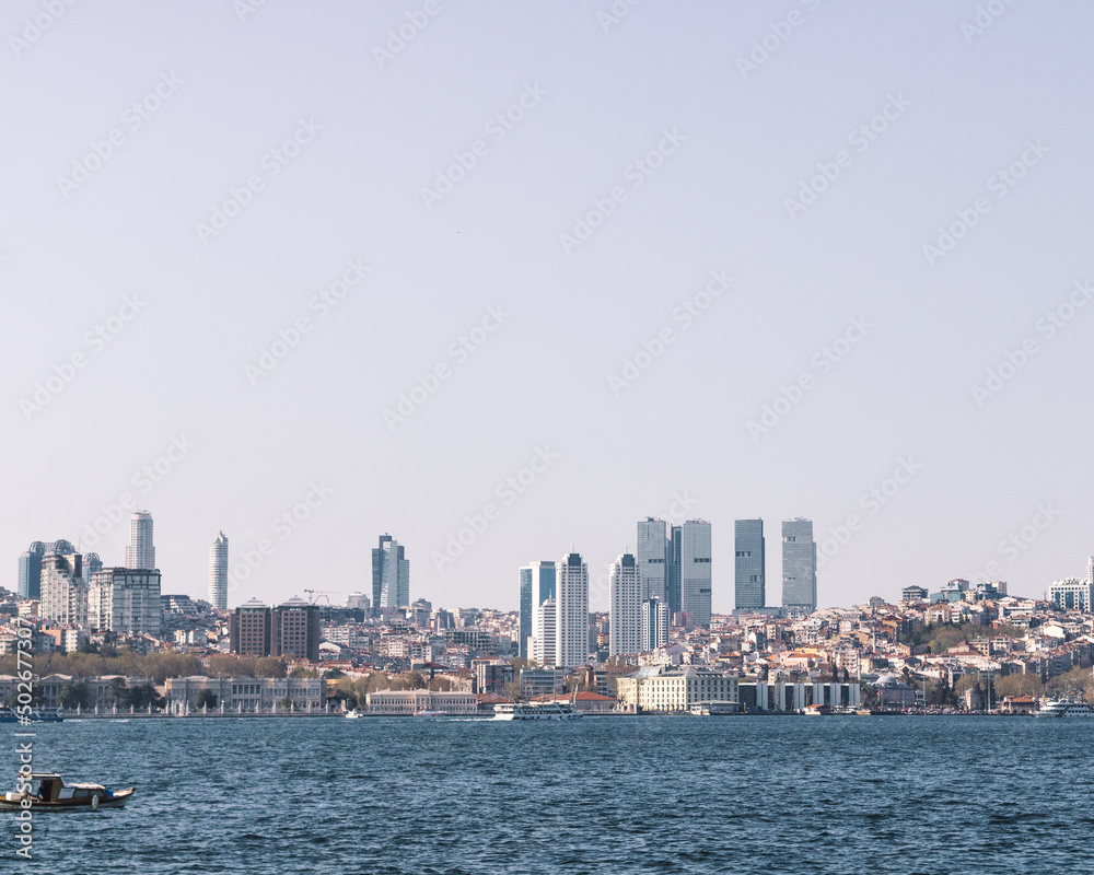 City skyline of Istanbul 