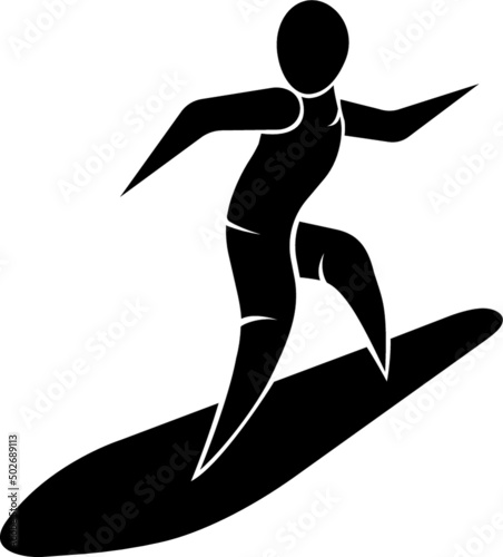 silhouette of a surfer surfing surfboard Surf Board Ocean Sport Fitness