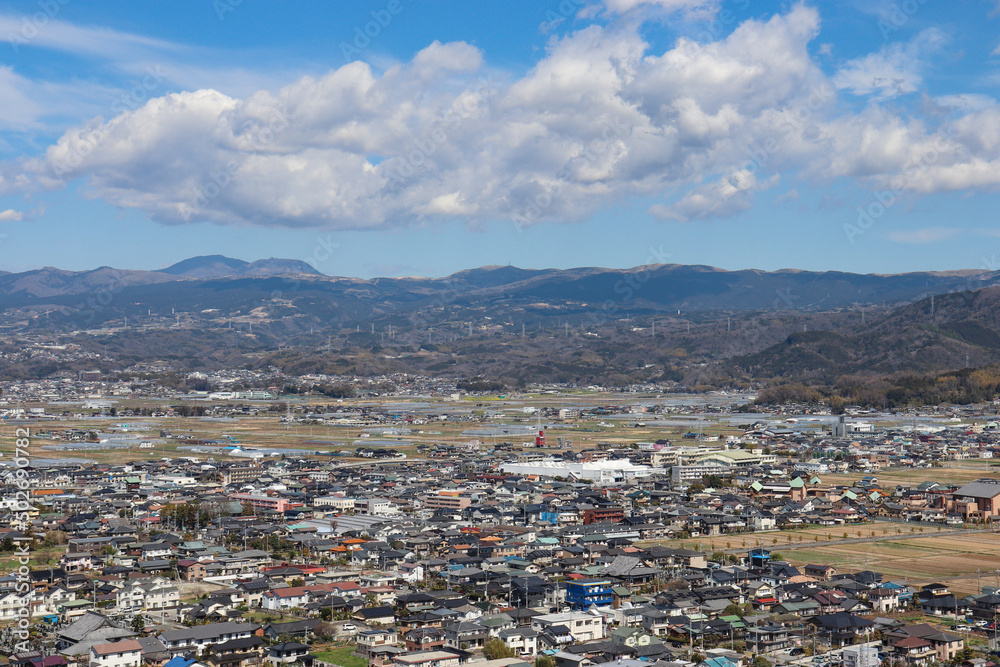 韮山付近の街並み（静岡県伊豆の国市）