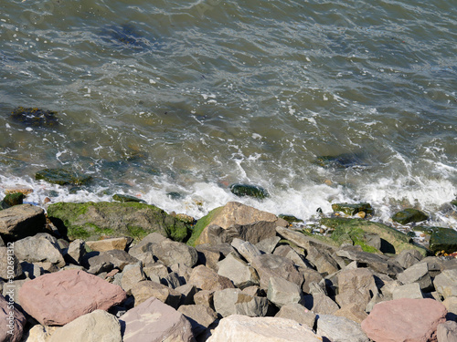 waves and rocks