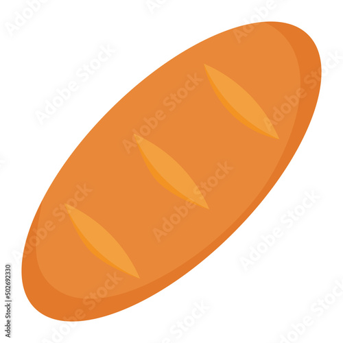 loaf flat icon