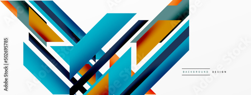Dynamic lines background. Wallpaper for concept of AI technology, blockchain, communication, 5G, science, business and technology