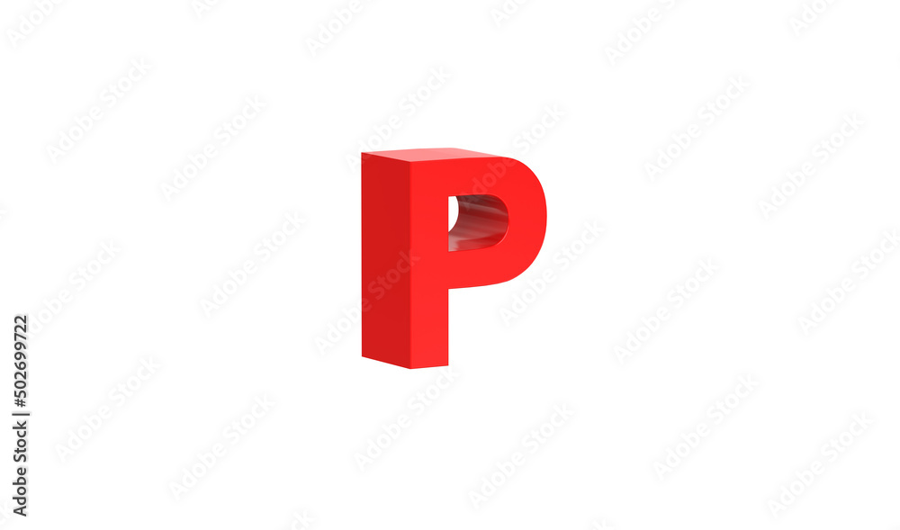 Botswana pula currency symbol of Botswana in Red - 3d rendering, 3d illustration Botswana pula currency symbol of Botswana in Red - 3d rendering, 3d illustration