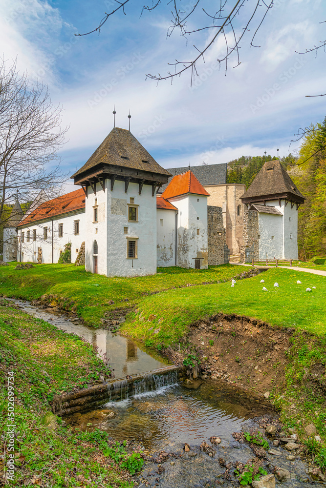 Žiče Charterhouse (German: Kartäuserkloster Seiz) was a Carthusian monastery or Charterhouse in the narrow valley of Žičnica Creek, also known as Saint John the Baptist Valley