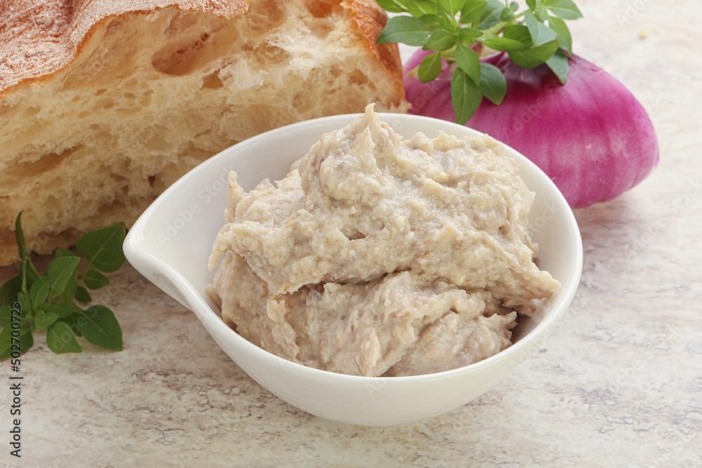 Jewish traditional cuisine herring mousse Forsmak Jewish traditional cuisine herring mousse Forsmak
