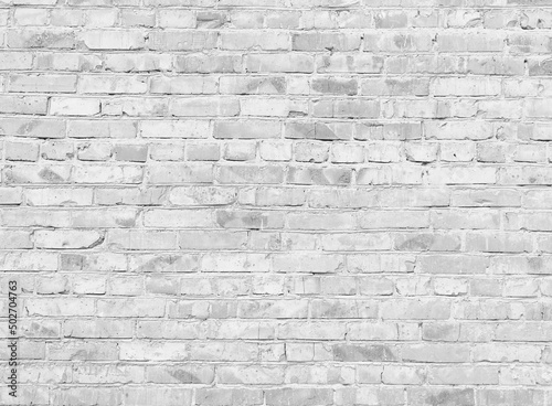 white brick wall