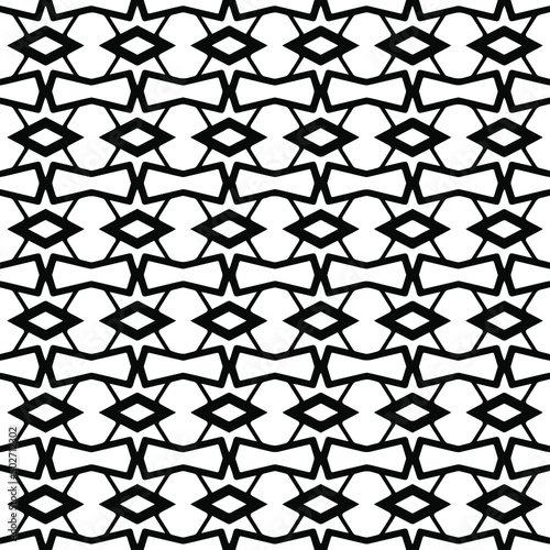 Vector seamless pattern.Simple stylish abstract geometric background. Monochrome image. Black and white color. Design for decor  prints  textile.Design element for prints.