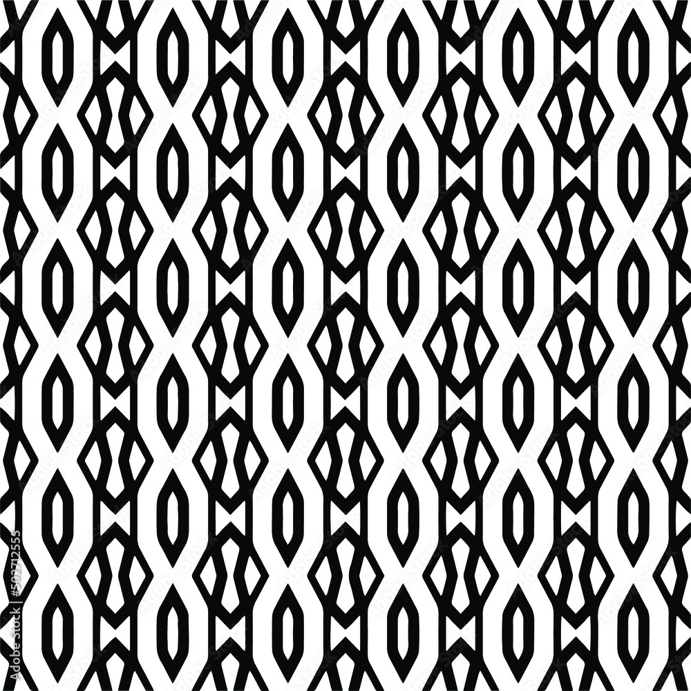 Vector seamless pattern.Simple stylish abstract geometric background. Monochrome image. Black and white color. Design for decor, prints, textile.Design element for prints. Vector seamless pattern.Simple stylish abstract geometric background. Monochrome image. Black and white color. Design for decor, prints, textile.Design element for prints.