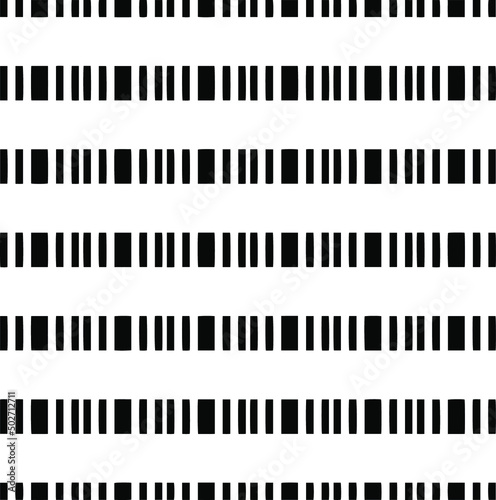 Vector seamless pattern.Simple stylish abstract geometric background. Monochrome image. Black and white color. Design for decor, prints, textile.Design element for prints. 