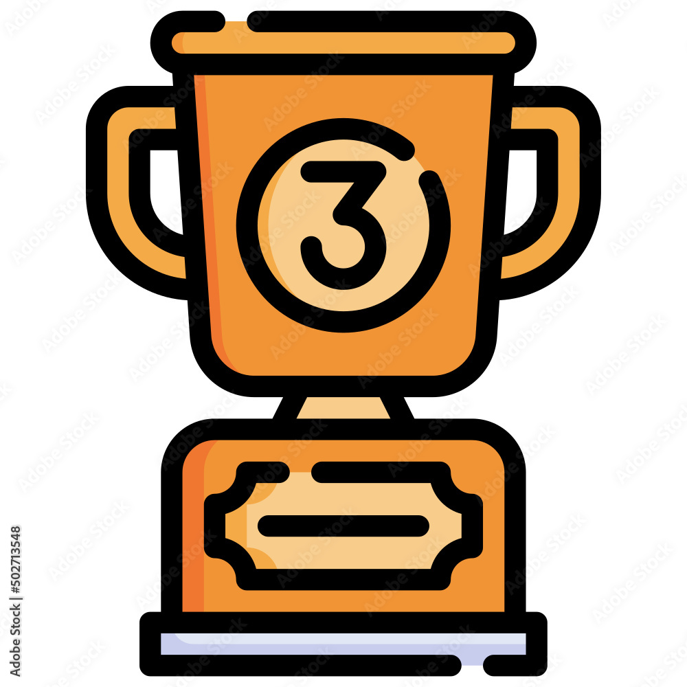BRONZE CUP filled outline icon,linear,outline,graphic,illustration BRONZE CUP filled outline icon,linear,outline,graphic,illustration