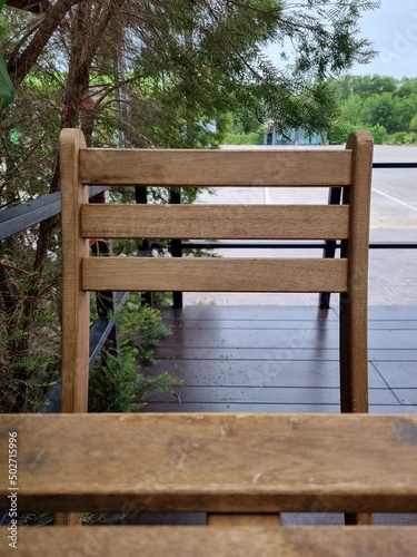 The opposite chair was empty, Alone