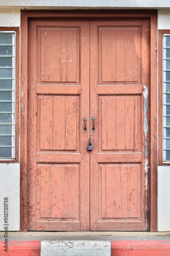 old door that has been locked