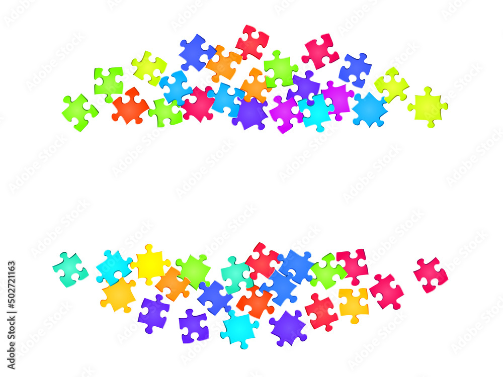 Game enigma jigsaw puzzle rainbow colors pieces Game enigma jigsaw puzzle rainbow colors pieces