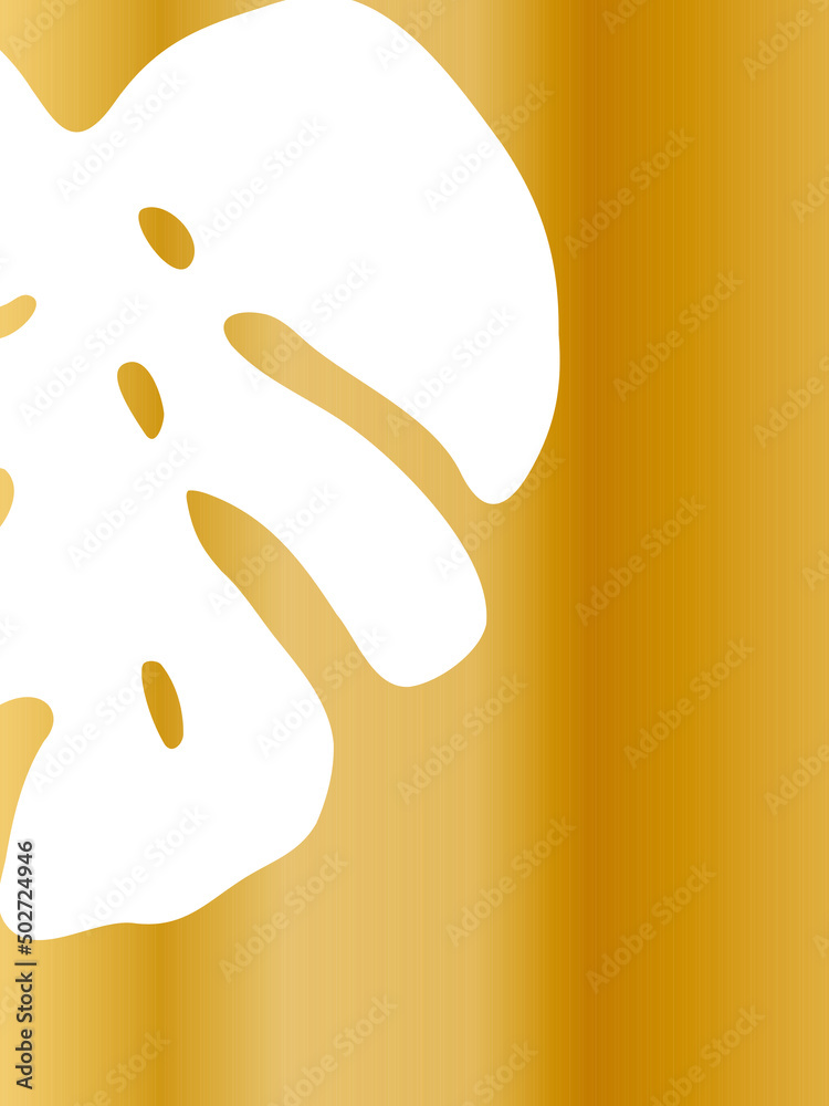Monstera palm leaves illustration. Vector exotic tropical background. Abstract gradient retro nature wall art. Monstera palm leaves illustration. Vector exotic tropical background. Abstract gradient retro nature wall art.