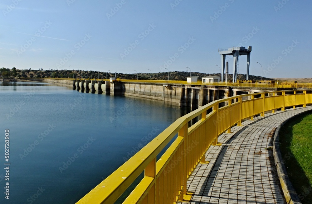 Orellana dam in the Extremadura - Spain 