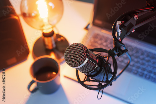 All it takes is a small investment, to start your new business as a professional Podcaster. © StockPhotoPro