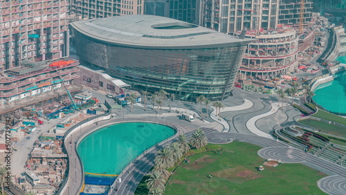 Dubai Opera located in Downtown is the radiant centre of culture and arts in Dubai timelapse