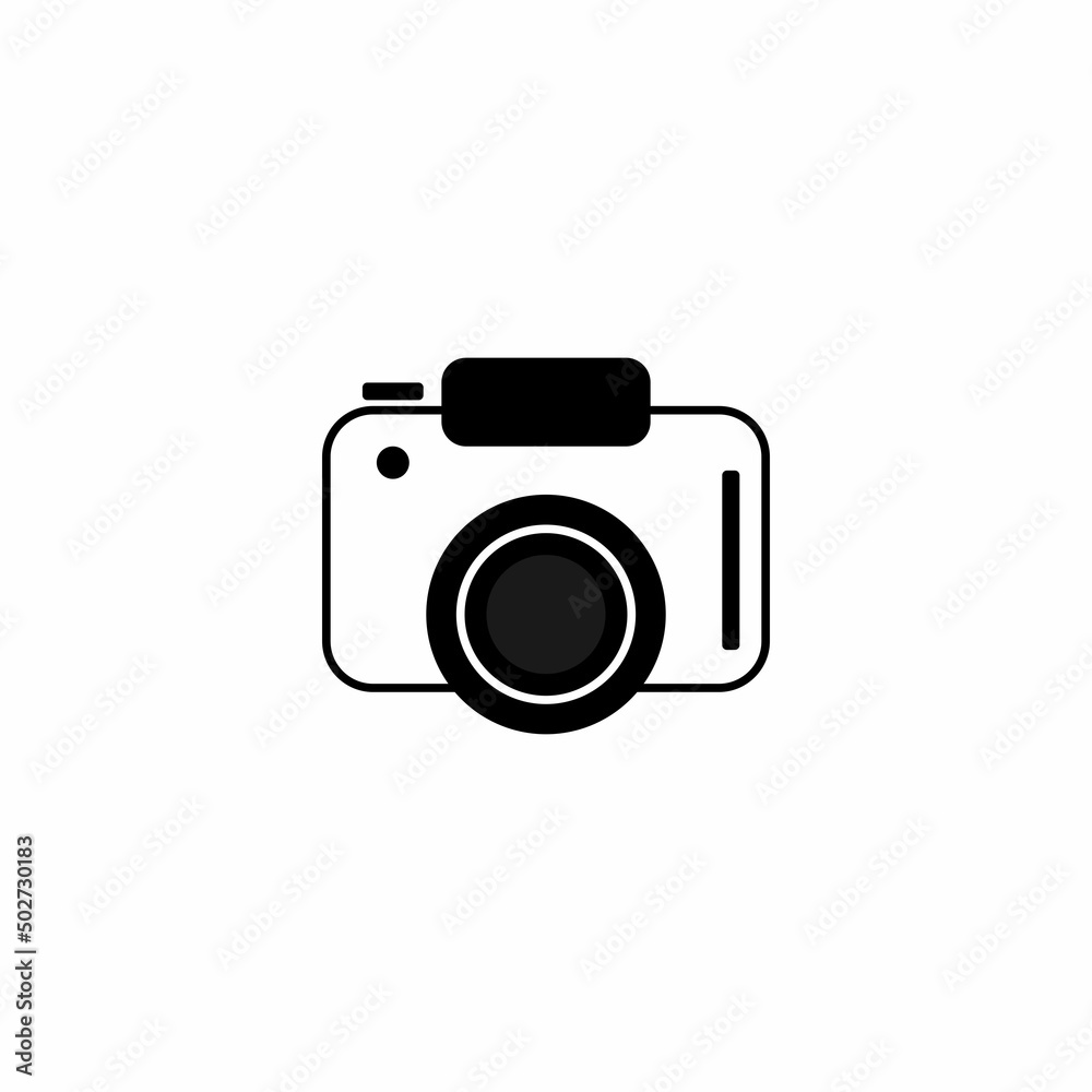 Camera photography logo icon vector template. 