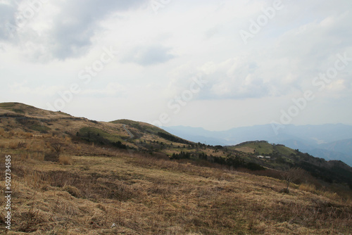 愛媛県久万高原町 美川峰の風景 