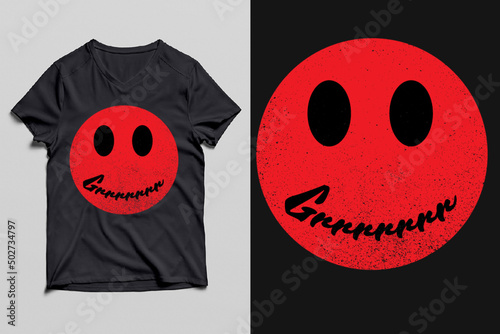 red and black fillings t-shirt design
