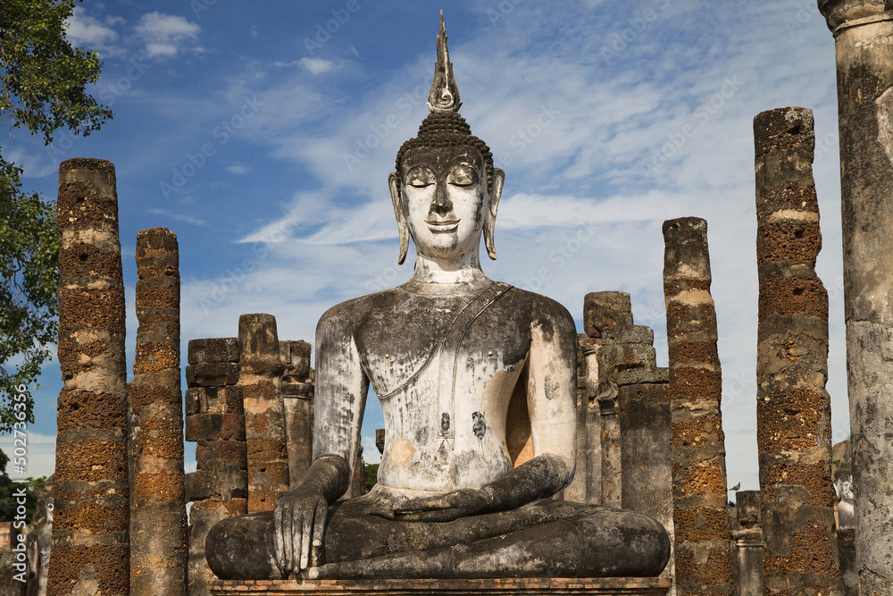 Buddha at Viharn Soong in Sukhothai, Thailand